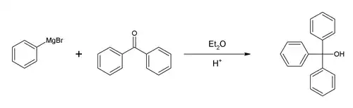 Synthese van trifenylmethanol