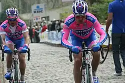 Bálint Szeghalmi (links) in Gent-Wevelgem 2011