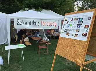 Szkeptikus Társaság op het Sziget-festival