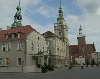 marktplein met stadhuis