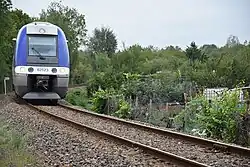 SNCF B 82500, km 417, ten zuiden van Niort, Deux-Sèvres