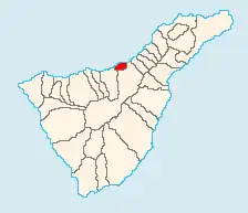 Kaart van Puerto de la Cruz