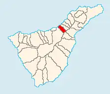 Kaart van Santa Úrsula