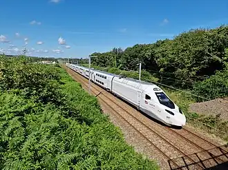Een testrit van de TGV M tussen Parijs en Brest in 2023
