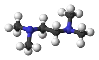 Molecuulmodel van TMEDA