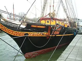De boeg van de Tres Hombres