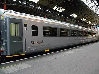 Een Mark 3 in het Station London Marylebone