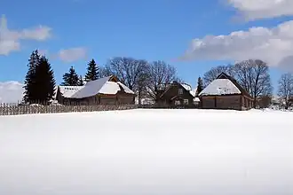 Het Tammsaare-museum in de winter