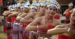 Dans in het gebied aan weerszijden van de regentschappen Malaka en Belu.