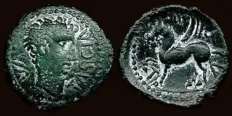 Munten met de beeltenis van Tasciovanus