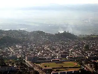 gezicht over Taunggyi