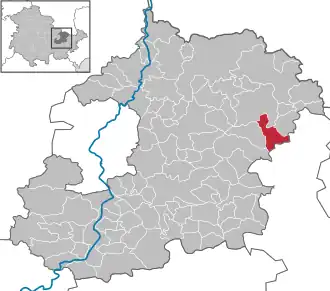 Kaart van Tautenhain