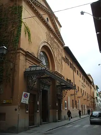 Exterieur van het Teatro della Pergola