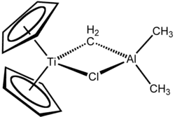 Structuurformule van het Tebbe-reagens