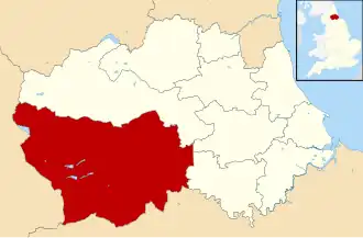 Locatie in het graafschap Durham