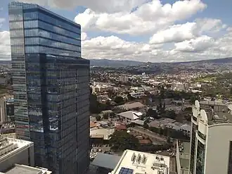 Uitzicht op Tegucigalpa