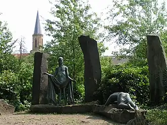 Kruisweg nabij de Eems