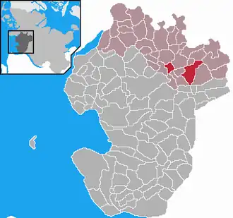 Kaart van Tellingstedt