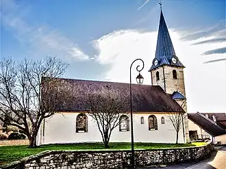 Protestantse kerk in Longevelle-sur-Doubs