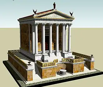Reconstructie van de Tempel van Caesar