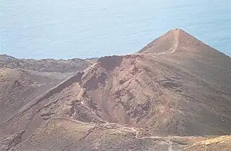 De Teneguía gezien vanuit het noorden