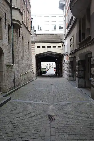 Zicht in de Terarkenstraat richting Stuiversstraat