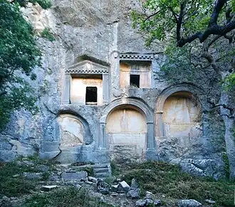 Rotsgraven in Termessos
