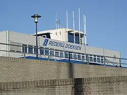 Achterzijde terminal rederij Doeksen