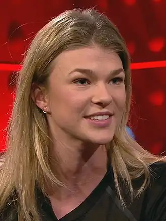 Tess Lieder bij DWDD, 2018.