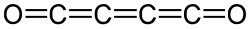Structuurformule van tetrakoolstofdioxide