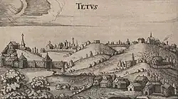 Tetjoesji (Tetus) door Adam Olearius (17e eeuw)