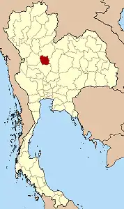 Ligging van de provincie Phichit