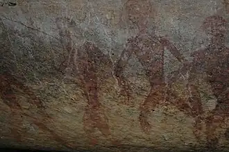 Tham Khon, rotsschildering in het Phu Phra Bat park