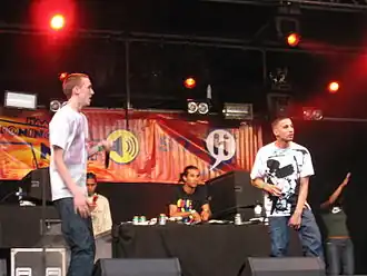 Het duo op KoninginneNach 2007