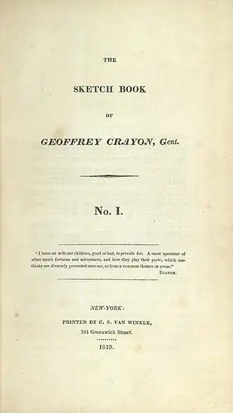 The Sketch Book of Geoffrey Crayon