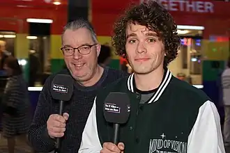 Jesse Sprikkelman en Ron Selles tijdens ADE.