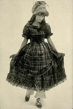 Stilstaand beeld "Mae Marsh als slachtoffer van de Reconstructie"