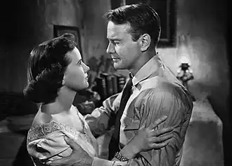 Theresa Wright en Lew Ayres in The Capture