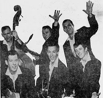 The Champs in 1958