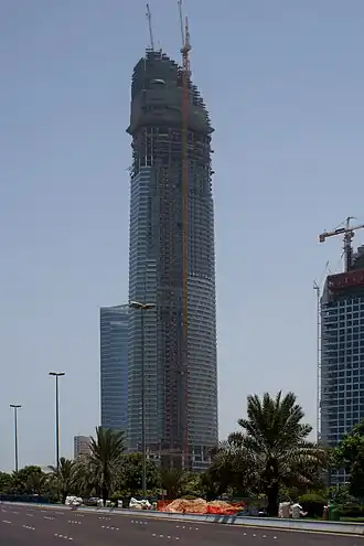 Onder constructie in 2010