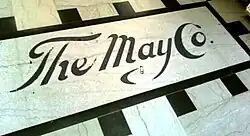 Terrazzo at the entrance of the Downtown Los Angeles flagship