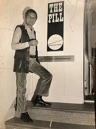 Wong in de abortuskliniek op het Oosterpark in Amsterdam, begin jaren 70