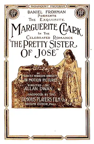 Aanplakbiljet voor The Pretty Sister of Jose