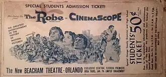 Studententicket voor The Robe