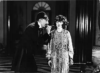 Tully Marshall en Mabel Normand in The Slim Princess