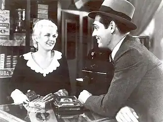 Jean Harlow en Clark Gable in The Secret Six