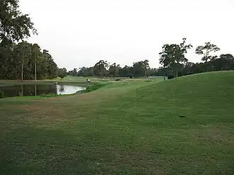 Golfbaan van de club