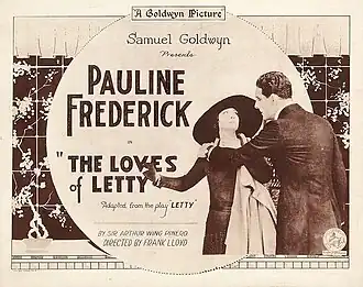 Affiche voor The Loves of Letty