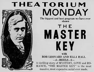 Advertentie voor The Master Key