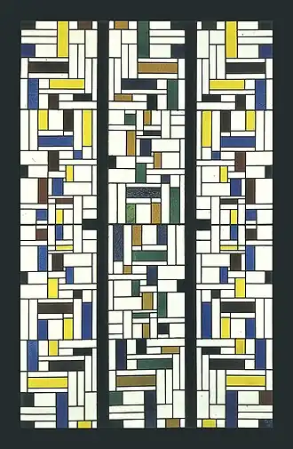 Glas-in-loodcompositie IV